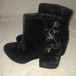 Kenneth Cole Velvet Boots